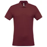 ka245-Tricou-polo-adult-barbat-Kariban-Pique-Wine