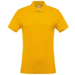 ka254-Tricou-polo-adult-barbat-Kariban-Pique-Yellow