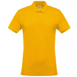 ka254-Tricou-polo-adult-barbat-Kariban-Pique-Yellow