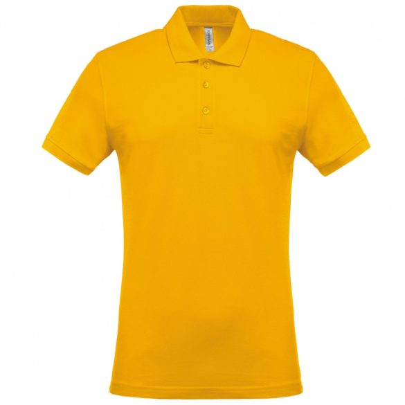 ka254-Tricou-polo-adult-barbat-Kariban-Pique-Yellow
