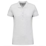 ka255 - Tricou polo adult dama - KARIBAN PIQUE [Ash Heather]