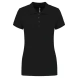 ka255-Tricou-polo-adult-dama-Kariban-Pique-Black