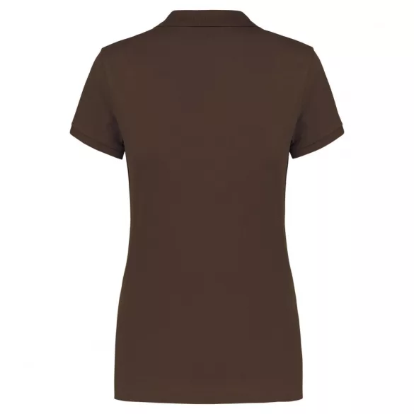 ka255 - Tricou polo adult dama - KARIBAN PIQUE [Chocolate]