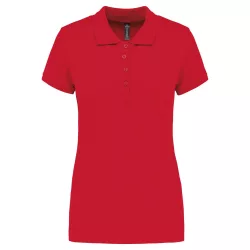 ka255-Tricou-polo-adult-dama-Kariban-Pique-Red