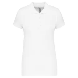 ka255_11 - Tricou polo adult dama - KARIBAN PIQUE [White]