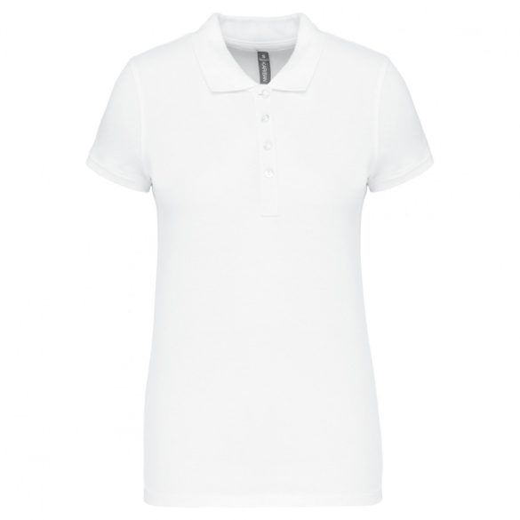 ka255_11 - Tricou polo adult dama - KARIBAN PIQUE [White]