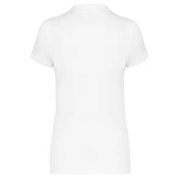 ka255_11 - Tricou polo adult dama - KARIBAN PIQUE [White]