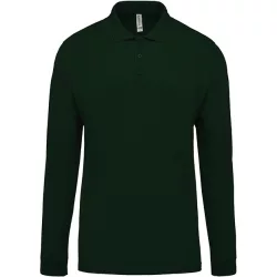 ka256-Bluza-polo-adult-barbat-Kariban-Pique-Forest-Green