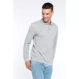 ka256-Bluza-polo-adult-barbat-Kariban-Pique-Light-Royal-Blue
