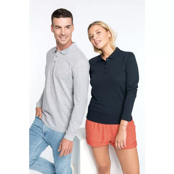 ka256-Bluza-polo-adult-barbat-Kariban-Pique-Oxford-Grey