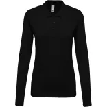 ka257-Bluza-polo-adult-dama-Kariban-Pique-Black
