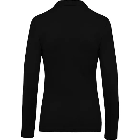 ka257-Bluza-polo-adult-dama-Kariban-Pique-Black
