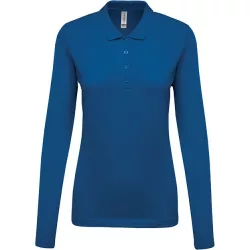 ka257-Bluza-polo-adult-dama-Kariban-Pique-Light-Royal-Blue