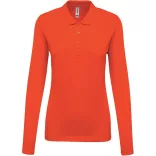 ka257-Bluza-polo-adult-dama-Kariban-Pique-Orange