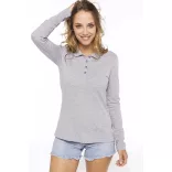ka257-Bluza-polo-adult-dama-Kariban-Pique-Oxford-Grey