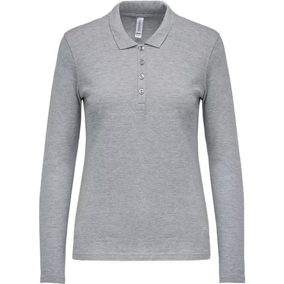 ka257-Bluza-polo-adult-dama-Kariban-Pique-Oxford-Grey