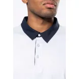 ka260 - Tricou polo adult barbat Kariban Two-tone Jersey [Black/Red]