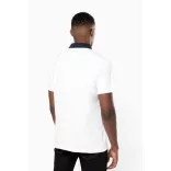 ka260 - Tricou polo adult barbat Kariban Two-tone Jersey [Black/Red]