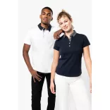ka260 - Tricou polo adult barbat Kariban Two-tone Jersey [Black/Red]