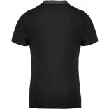 ka260-Tricou-polo-adult-barbat-Kariban-Two-tone-Jersey-Black/Dark-Grey-Heather