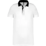 ka260-Tricou-polo-adult-barbat-Kariban-Two-tone-Jersey-White-Navy