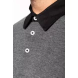 ka260-Tricou-polo-adult-barbat-Kariban-Two-tone-Jersey-White-Navy