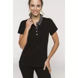 ka261-Tricou-polo-adult-dama-Kariban-Two-tone-Jersey-Dark-Grey-Heather