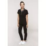 ka261-Tricou-polo-adult-dama-Kariban-Two-tone-Jersey-Dark-Grey-Heather