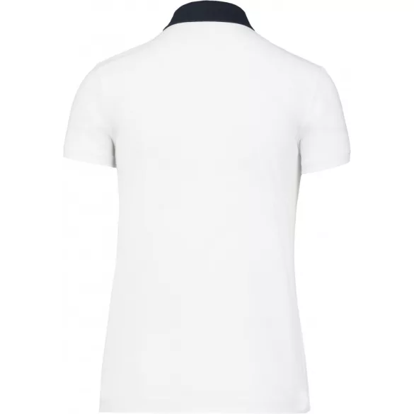 ka261-Tricou-polo-adult-dama-Kariban-Two-tone-Jersey-White-Navy