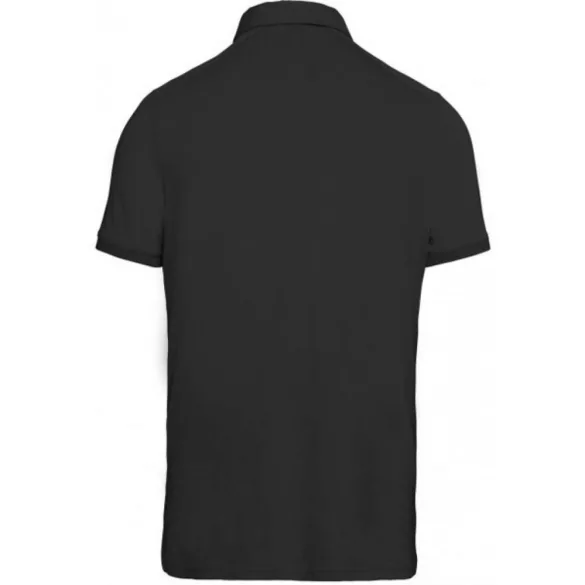 ka262-Tricou-polo-adult-barbat-KARIBAN-JERSEY-Black