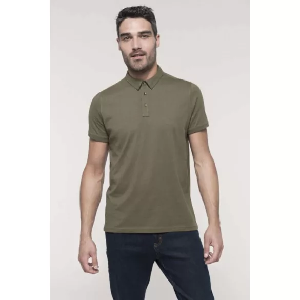 ka262-Tricou-polo-adult-barbat-KARIBAN-JERSEY-Light-Khaki