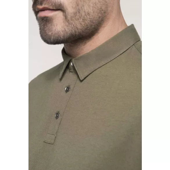 ka262-Tricou-polo-adult-barbat-KARIBAN-JERSEY-Light-Khaki