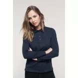 ka265-Tricou-polo-cu-maneca-lunga-adult-dama-KARIBAN-JERSEY-Black