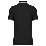 ka272 - Tricou polo adult barbat - Kariban Striped - [Black/White]