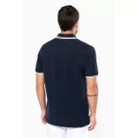ka272 - Tricou polo adult barbat - Kariban Striped - [Black/Yellow]