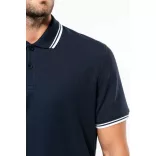 ka272 - Tricou polo adult barbat - Kariban Striped - [Black/Yellow]