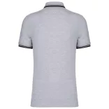 ka272 - Tricou polo adult barbat - Kariban Striped - [Oxford Grey/Black]
