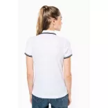 KA273-Tricou-polo-adult-dama-Kariban-Striped-Black-Red