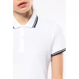 KA273-Tricou-polo-adult-dama-Kariban-Striped-Black-White