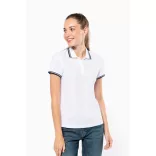 KA273-Tricou-polo-adult-dama-Kariban-Striped-Oxford-Grey-Black