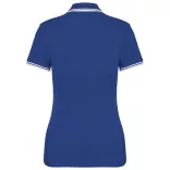 KA273-Tricou-polo-adult-dama-Kariban-Striped-Royal-Blue-White