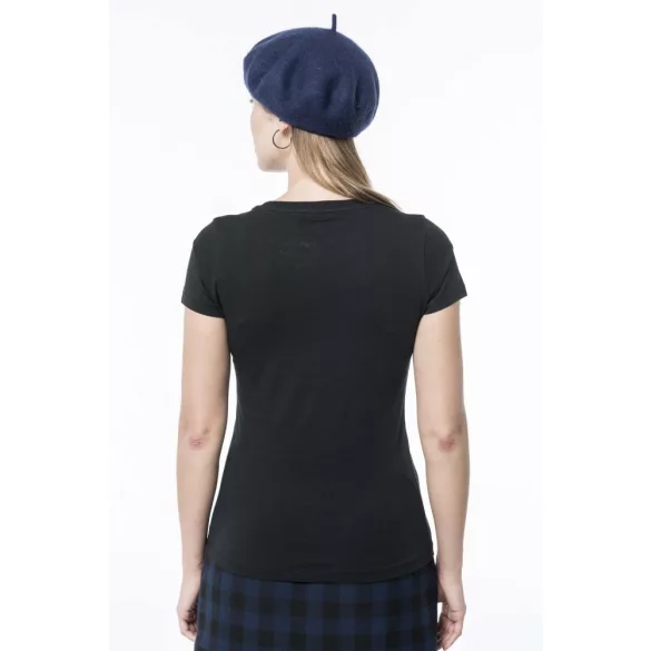 ka3001bl-Tricou-adult-dama-Kariban-SUPIMA-CREW-NECK-Black