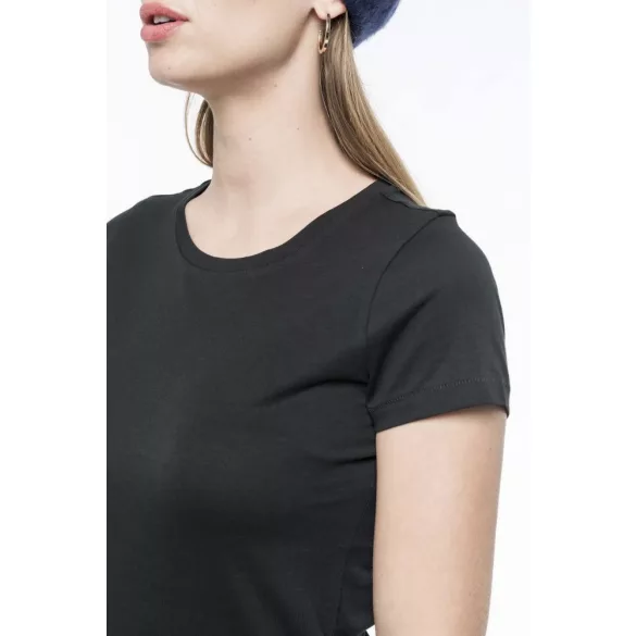 ka3001bl-Tricou-adult-dama-Kariban-SUPIMA-CREW-NECK-Black