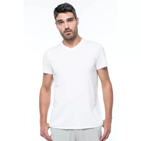 ka3002nv-Tricou-adult-barbat-Kariban-SUPIMA-V-NECK-Navy