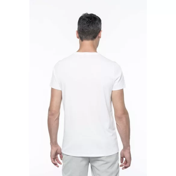 ka3002wh-Tricou-adult-barbat-Kariban-SUPIMA-V-NECK-White