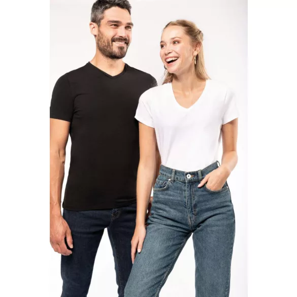 ka3014-Tricou-adult-barbat-Kariban-V-Neck-Black
