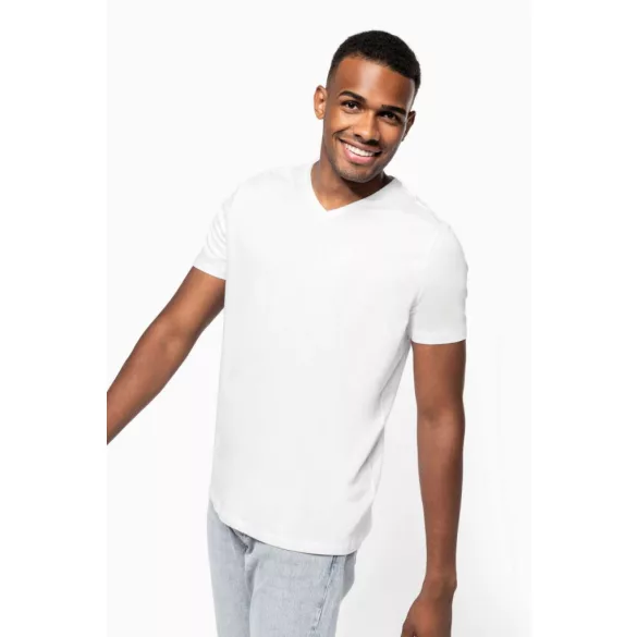 ka3014-Tricou-adult-barbat-Kariban-V-Neck-Black