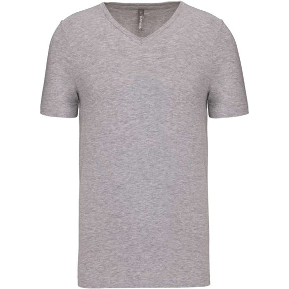 ka3014-Tricou-adult-barbat-Kariban-V-Neck-Light-Grey-Heather
