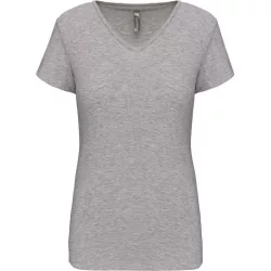   ka3015 - Tricou adult dama Kariban V-Neck [Light Grey Heather]