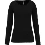 ka3017-Bluza-adult-dama-Kariban-Crew-Neck-Black